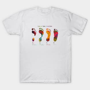 Types of Footprints T-Shirt